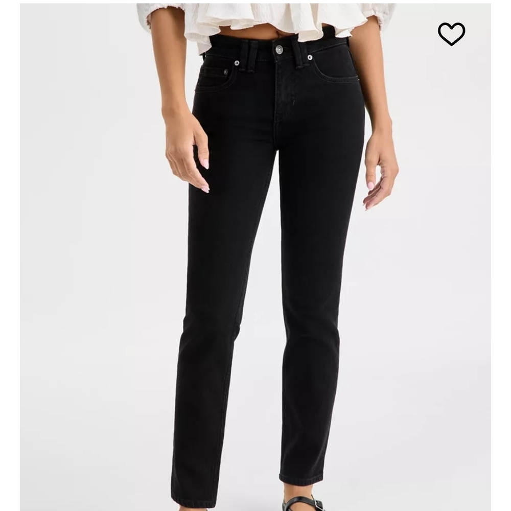 WE THE FREE Women's Oracle Low-Rise Slim Straight Jeans, size 27